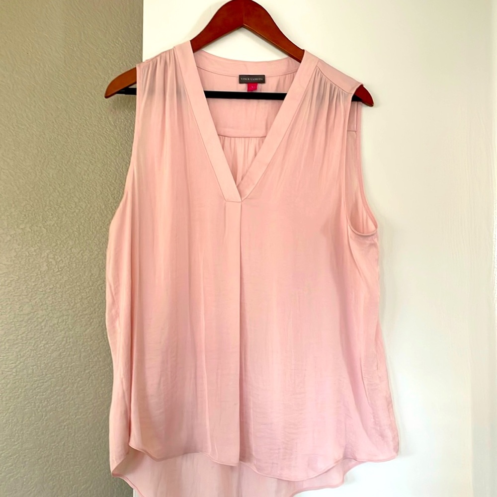 Vince Camuto Top Pale Pink - perfect condition from pet & smoke free home!